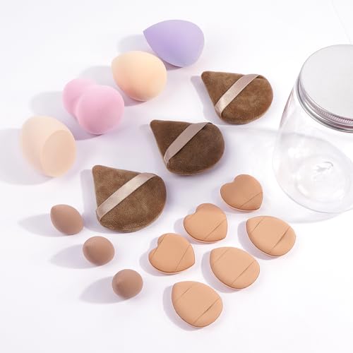 MAANGE Makeup Brushes 51 Pcs Makeup Kit, Multi-functional Makeup Tool Set with Makeup Brush Foundation Brush Make up Brushes Set Bag (Champagne)