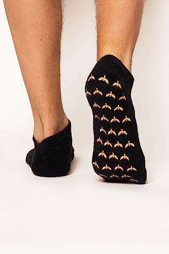 Moisturizing Gel Socks for Men - Extra Large - 2 Pairs - with Shea Butter - Paraben Free - Reuseable Moisturizing Socks - Phoenix Foot Peel™