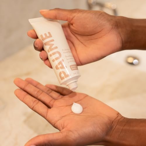 PAUME Probiotic Hand Balm, Non-Greasy, Fast Absorbing, Long Lasting Hydration, Hand Moisturizer for Dry, Chapped, Aging Skin, 2oz