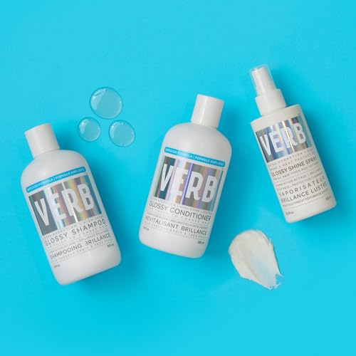 VERB Glossy Shampoo – Cleanses + Adds High Shine for Thick to Coarse Hair – Vegan, No Parabens or Harmful Sulfates