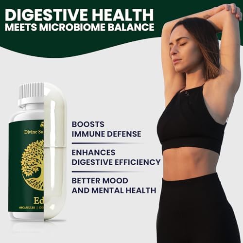 Eden Capsules – Eden Pills All-Natural Daily Supplement, Digestive Support, Gut Wellness, Pastillas Review (1 Pack - 60 Capsules)