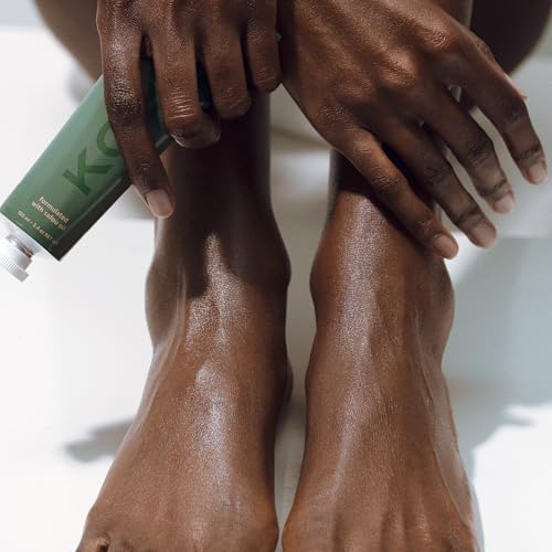 KOBA Bottom Up Foot Cream - Moisturizer for Women & Men - Hydrating - Normal to Very Dry Skin - Zesty, Woody, & Spicy Fragrance - Natural - Vegan - Shea Butter - Safou Oil - Sweet Almond Oil (100 ml)