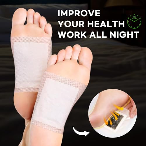 Premium Deep Cleansing Foot Patches Pads: Bamboo Wood Ginger Feet Pads for Promoting Daily Relaxation and Sleeping 30 Packs