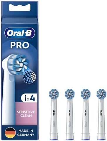 Oral-B Pro Sensitive Clean Replacement Toothbrush Heads Pack of 4