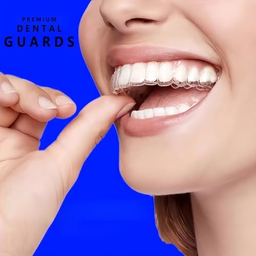 Custom Night Guard, Custom Mouth Teeth Guards Against Teeth Grinding/Clenching Dental Retainer for TMJ Relief and Bruxism (One Upper Guard)