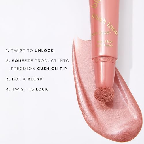 tarte tarte glowing cheeks blush tape & glow tape duo