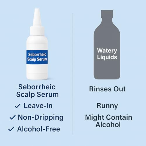 Seborrheic Scalp Serum 8X FAST ACTING - Soothing Redness Dermatitis - Fast-Acting Ointment for Scalp Face Chest and Body for Men and Women 1 Pack