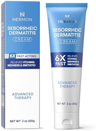 Seborrheic Dermatitis Scalp Treatment Cream: Soothing Itching Redness Scaling of Seborrheic Dermatitis - Fast-Acting Anti-Itch Ointment for Scalp Face Chest and Body for Men and Women 1 Pack