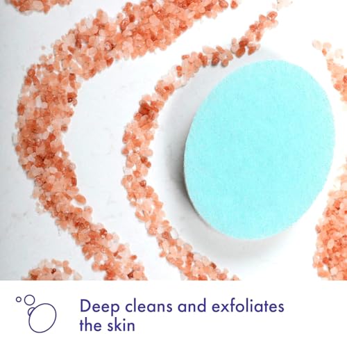 Buf-Puf Body Sponge, Bath Sponge, Dermatologist Developed, Cleanses Skin of Dirt, and Excess Oil, Reusable, Exfoliating, 6 Count
