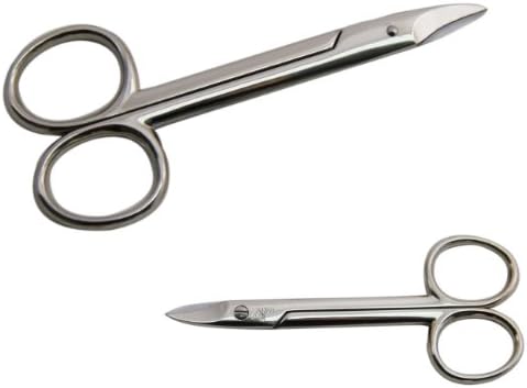 Erbe Large Heavy Duty Nail Scissors - German Toe Nail Cutter by Solingen, Germany - Premium Stainless Steel Toenail Scissors for Men - Durable, Precise, and Perfect for Tough Nails