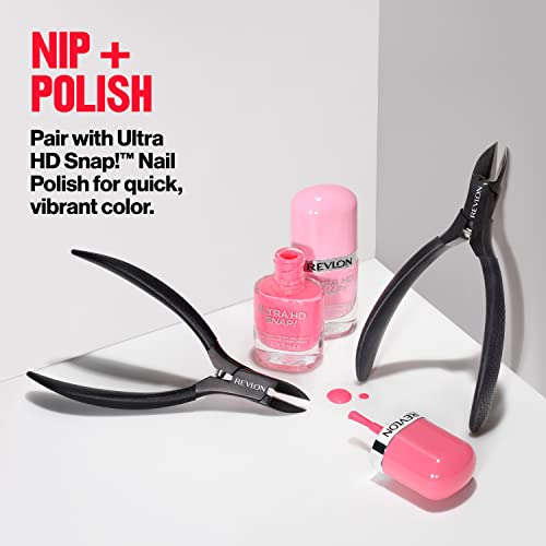 Revlon Comfort and Control Nail Nipper, Easy to Use Trimmer for Manicures, 1 Count