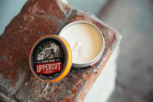 UPPERCUT DELUXE Texture Cream, Re-workable, Pliable Hold, Natural Finish, 3.5 oz / 100g