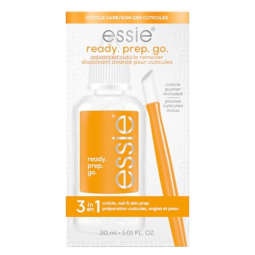 essie nail care, cuticle remover, vegan formula, ready. prep. go. advanced cuticle softener, 1 fl oz