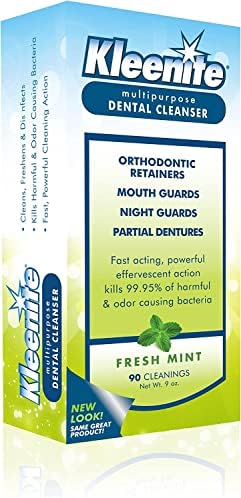 kleenite Multipurpose Dental Cleanser, 90 cleanings, Fresh mint 9 fl oz (Pack of 2)