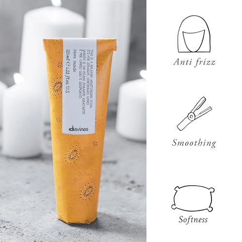 Davines This is a Relaxing Moisturizing Fluid, Heat Protection And Frizz Control For Sleek And Straight Styling, Moisturize With Humidity Control, 4.22 Fl. Oz.