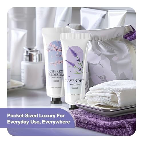 spa luxetique 10 Pack Hand Cream Gifts Mothers Day Gifts for Mom Hand Lotion for Dry Cracked Travel Size Mini Moisturizing Lotion for Women Appreciation Gifts 10 x 1.0 oz/30ml