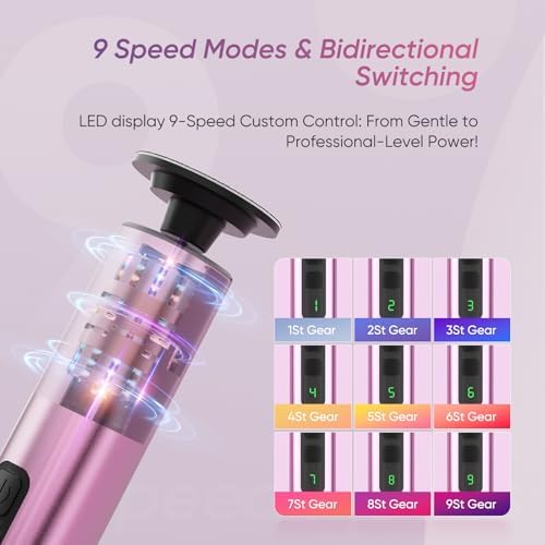 Electric Foot Callus Remover, 2in1 Rechargeable Foot File Callus Remover for Feet, 9 Speeds Foot Scrubber Dead Skin Pedicure Tools for Feet Heel Scraper for Cracked Heels with Sandpaper Discs