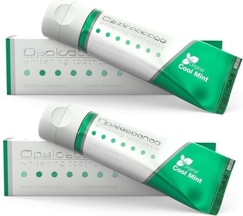 Opalescenc Teeth Whitening Toothpaste Travel Size 1 oz (2 Pack) - Fluoride Teeth Whitening Toothpaste, Cool Mint Flavor, Gluten-Free