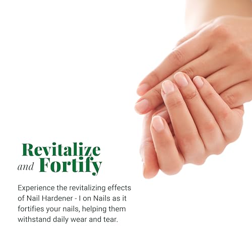 I On Nails: Ultimate Nail Strengthener, Growth & Repair, Clear Polish Hardener, Keratin Treatment for Damaged Nails - Hard as Nails Elixir.