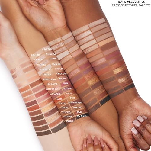 ColourPop Eyeshadow Palette - Eye Makeup Palette with Matte, Metallic, Matte Sparkle & Glitter Finishes - High-Pigment Eye Makeup with a Long-Wearing Formula - Bare Necessities (0.04 oz)