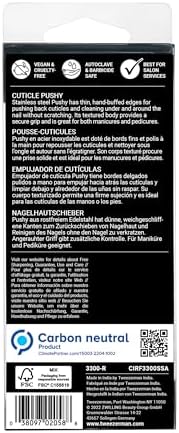 Tweezerman Cuticle Pusher and Nail Cleaner (Stainless Steel)