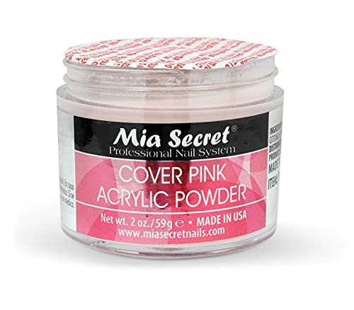 Mia Secret Cover Pink Acrylic Powder - Easy to Apply - 2 Ounce