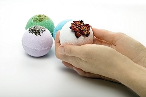 You Choose Scents 6 Customized Bath Bombs All Natural 5 oz each with Premium Epsom Salt, Dead Sea Salt, Himalayan Pink Salt Organic for Women, for Kids, for Men