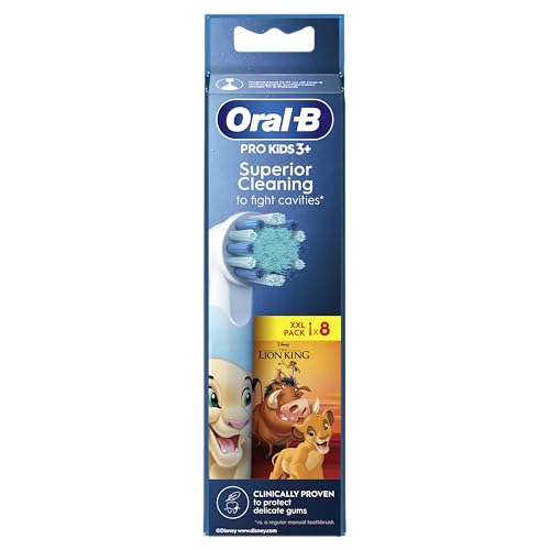 Oral-B Pro Kids Toothbrush Heads Featuring Disney The Lion King, Pack of 8 Counts