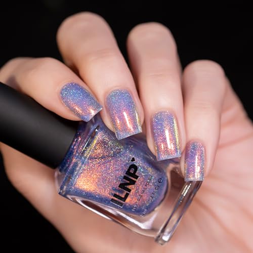 ILNP Bluebell - Enchanting Sky Blue Shimmer Nail Polish
