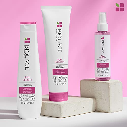 Biolage Full Density Densifying Leave-in Spray For Thin & Fine Hair - Provides Volume For Fuller and Thicker Hair With Biotin, Vegan and Cruelty, Paraben & Silicone-Free