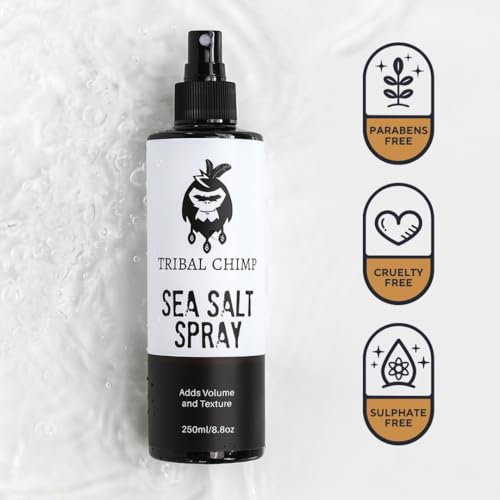 Sea Salt Spray for Men 250ml – Sea Salt Hair Spray for Volumizing, Thickening & Texturizing Hair of All Types – Strong Extra Hold, Natural, Non-Toxic & Alcohol Free Hairspray