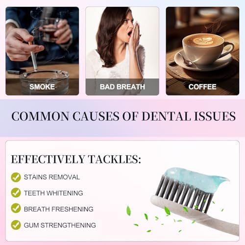 Niacinamide Whitening Toothpaste 3 Pack, Niacinamide Toothpaste, Freshening Breath & Deep Gentle Cleaning, 3.8Oz