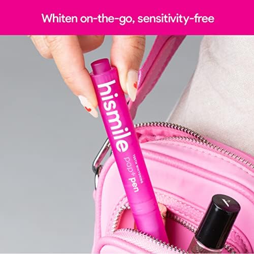 HISMILE Pap+ Whitening Pen - Peroxide-Free Teeth Whitening Pen for Sensitive Teeth, Whiten Hard to Reach Places