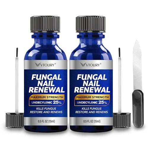 Toenail Fungus Treatment Extra Strength – Nail & Toe Solution with Undecylenic Acid 25% and Tea Tree Oil
