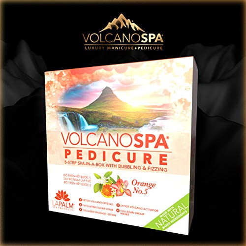 Volcano Spa Pedicure 7 scents 5 Step Spa -In a BOX, 7 PK