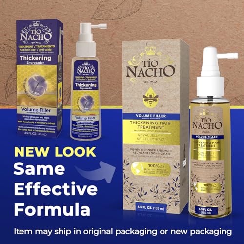 Tio Nacho Thickening Hair Care Bundle - Shampoo, Conditioner, and Treatment, Strengthening System for Fine Hair