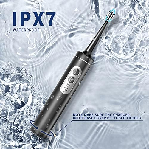 Water Floss Electric Toothbrush, Four-Mode Three-in-one Dental Cleaning Set, More Functions, Better Protection of Teeth