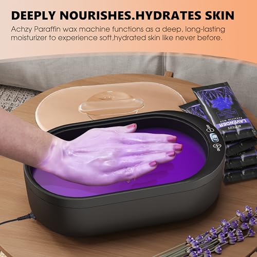 Paraffin Wax Machine for Hand and Feet - 2000ml Paraffin Wax Warmer, Temperature and Reservation Mode, thermostatic Warmer, Nourishing and Moisturizing, Ideal for Home Paraffin Baths (Darkgray)