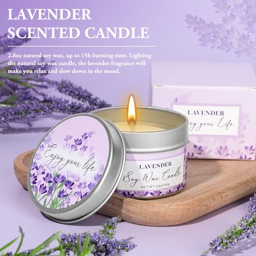 Gifts for Women, Lavender Gift Baskets, Birthday Gifts for Women, Bath and Body Relaxing Spa Gifts Self Care Gifts Care Package Home Spa Bath Gifts for Mom Sister Wife Female Friends Coworker Employee