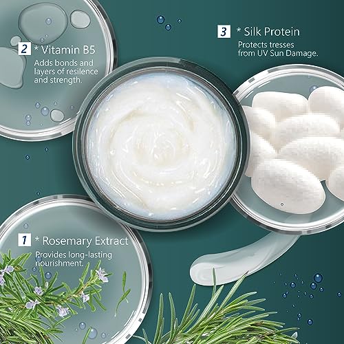 SH-RD Protein Cream for Dry Damaged Hair | Leave-In Protein Hair Treatment to Restore, Revitalize, and Repair Split Ends | Conditioning Haircare Product for All Hair Types - 1.69oz/50ml