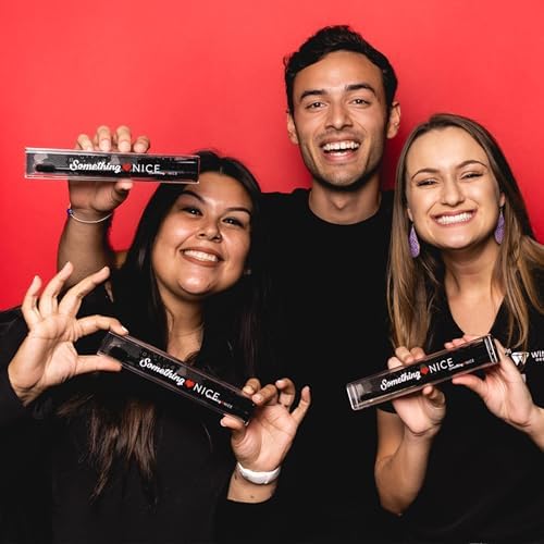 Something Nice Electric Sonic Toothbrush with Case | Dentist Approved, Soft Bristles, & Ergonomic Design | 18K Vib/Min Travel Electric Toothbrush for Braces (Batteries NOT Included)