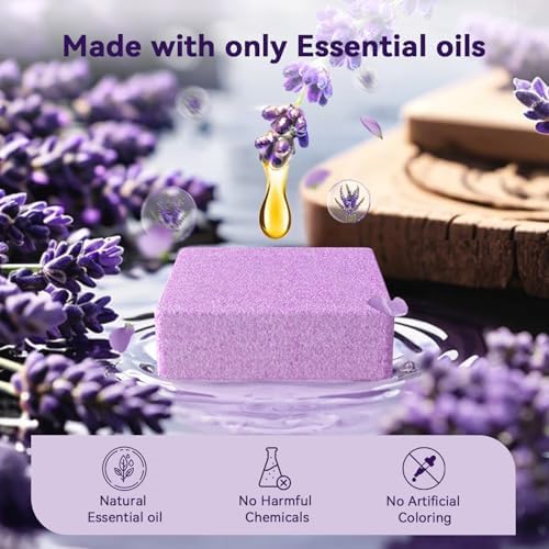 Shower Steamers Aromatherapy 6 Pack Gifts for Women Mom Men, Gifts for Her Stress Relief Home Spa, Birthday Gift Lavender Natural Essential Oil Self Care Relaxation Shower Bombs Teen