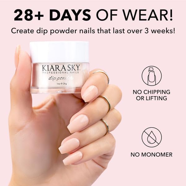 KIARA SKY Dip Manicure Nail Liquid Essentials | 0.5 fl oz | Dip Liquids Kit Steps 1-4