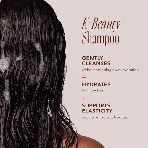 THE FACE SHOP Rice Water Bright Essential Shampoo, Rice Protein Hair Care for Strengthening Dry & Damaged Hair, Korean Shampoo, Hair Growth, Anti-Frizz, Anti-Hair Loss, Breakage Control, Sulfate Free