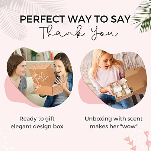 Thank You Gift Box for Women - Unique Spa Experience for Gratitude - Appreciation for Coworker, Boss, Employee, Hostess, Secretary, Teacher, Nurse and Volunteer