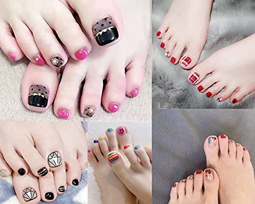 120pcs Toe Separators for Pedicure - Sponge Toe Separator for Nail Polish Party Nail Art Painting Toenails, 4 Funny Colors - Comfy and Soft