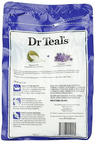 Dr. Teal's Pure Epsom Salt Soaking Solution Gift Set (3 Pack, 3lbs ea.) - Soothe & Sleep Lavender, Relax & Relief Eucalyptus with Spearmint, Wellness Therapy with Rosemary & Mint