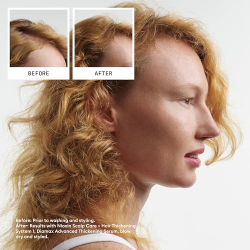 Nioxin System 1 Scalp Care + Hair Thickening Leave-In Treatment | For Natural Hair with Light Thinning | Strengthen Against Damage & Breakage with Niacinamide & Biotin