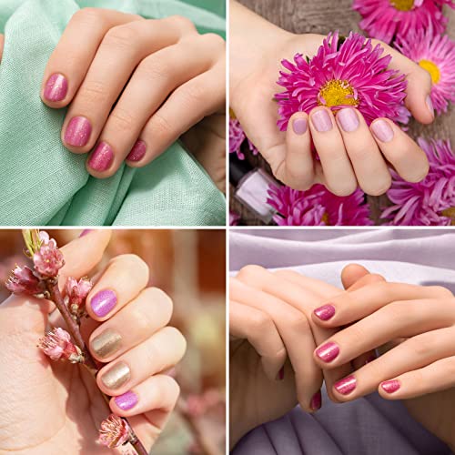 Nail Kit Set Professional Acrylic with Everything, 12 Glitter Acrylic Powder, Tips, Decoration, DIY Nail Art Tools & Supplies for Beginners