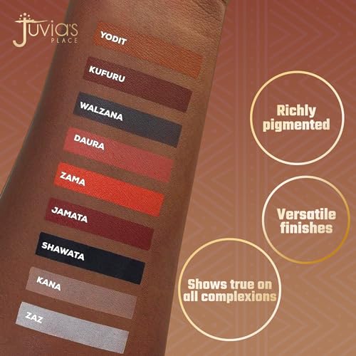Juvia's Place Warrior 2 Eyeshadow Palette - Professional Eye Makeup, Pigmented Eyeshadow Palette, Makeup Palette for Eye Color & Shine, Pressed Eyeshadow Cosmetics